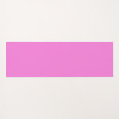 Modern Lotus Monogram roze pastel groen patroon Yogamat (Achterkant (horizontaal))