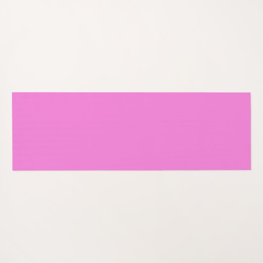 Modern Lotus Monogram roze pastel groen patroon Yogamat (Achterkant (horizontaal))