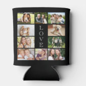 Modern Love 10 Photo Collage Black Blikjeskoeler (Achterkant)