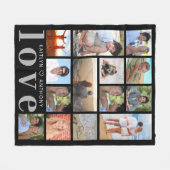 Modern LOVE 14 Aangepaste kleuren voor foto's Fleece Deken (Voorkant (Horizontaal))