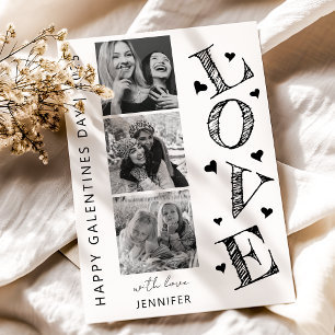 Modern Love 3 Foto Galentines Day Kaart
