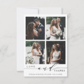 Modern Love and Bedankt 4 Photo Wedding (Voorkant)