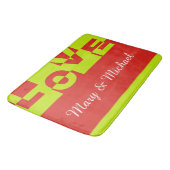 Modern LOVE Banner + je rug. en ideeën Badmat (Gekanteld)