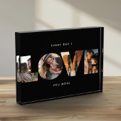 Modern LOVE Collage Cutout Romantische Valentijnse Fotoblokken