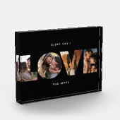 Modern LOVE Collage Cutout Romantische Valentijnse Fotoblokken (Links)