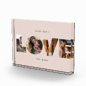 Modern LOVE Collage Cutout Valentijnsdag Fotoblokken (Rechts)