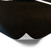 Modern Love Custom Boxer Dog Pets Photo Monogram Poster (Hoek)