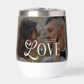 Modern Love Custom Wedding Photo Couples Monogram (Voorkant)