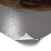 Modern Love Custom Wedding Photo Couples Monogram Foto Afdruk (Hoek)