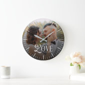 Modern Love Custom Wedding Photo Couples Newlyweds Grote Klok (Huis)