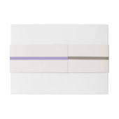 Modern Love Custom Wedding Uitnodigingen Wikkel (Achterkant Voorbeeld)