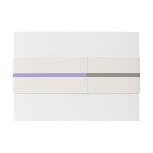 Modern Love Custom Wedding Uitnodigingen Wikkel (Achterkant Voorbeeld)