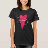 Modern Love Goud Folie Hart T-shirt (Voorkant)