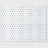 Modern Love Heart Baby Blue Watercolor Cadeaupapier (Vlak)