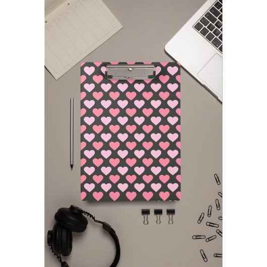 Modern Love Heart Pattern Klembord
