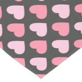 Modern Love Heart Pattern Korte Tafelloper (Hoek)