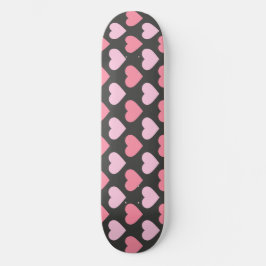 Modern Love Heart Pattern Persoonlijk Skateboard
