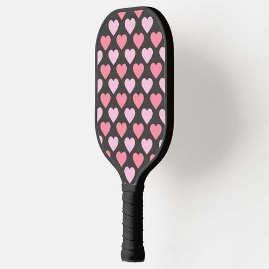Modern Love Heart Pattern Pickleball Paddle (Links)