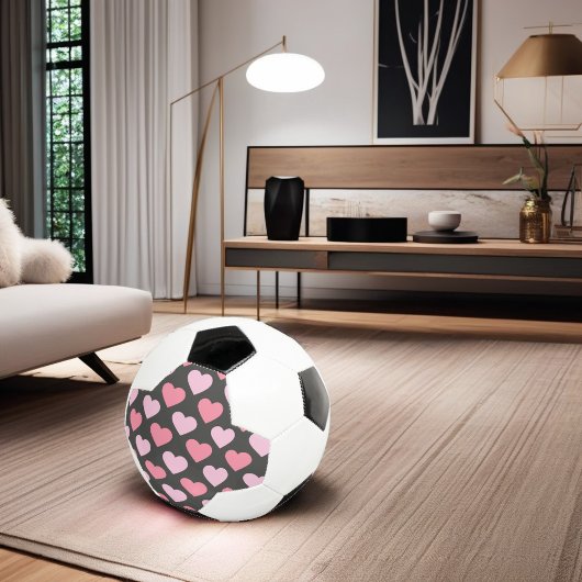 Modern Love Heart Pattern Voetbal