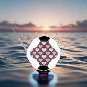 Modern Love Heart Pattern Voetbal