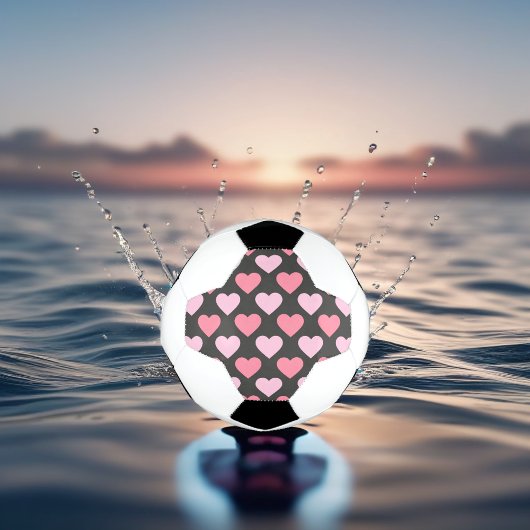 Modern Love Heart Pattern Voetbal
