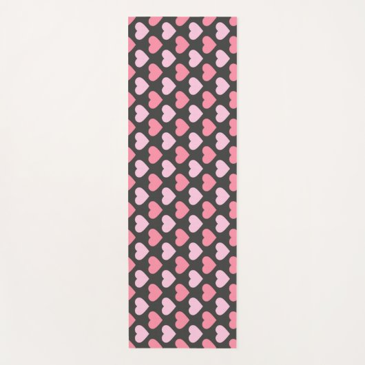 Modern Love Heart Pattern Yogamat (Voorkant)
