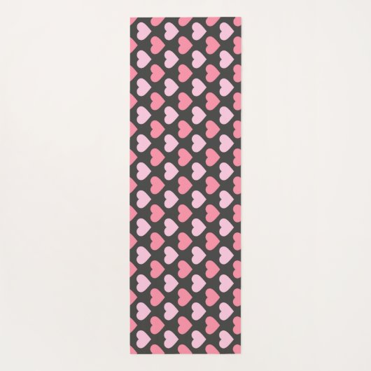 Modern Love Heart Pattern Yogamat (Achterkant)