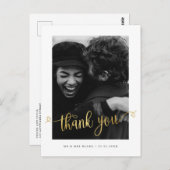 Modern Love Heart Weddenschap Foto: Dank u Briefka Briefkaart (Voorkant / Achterkant)