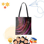 Modern Love Hearts Bokeh Romance Canvas tas