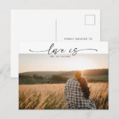 Modern Love is Patient Wedding Update Briefkaart (Voorkant / Achterkant)