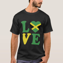 Modern Love Jamaica Heart Flag T-shirt