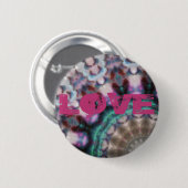 MODERN LOVE KLEUR BLACK PINK BUTTON (Voorkant /achterkant)