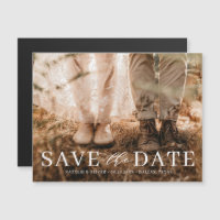 Modern Love Mix Typography Photo Save the Date