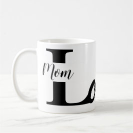 Modern Love Mom Typografie Koffie Mok