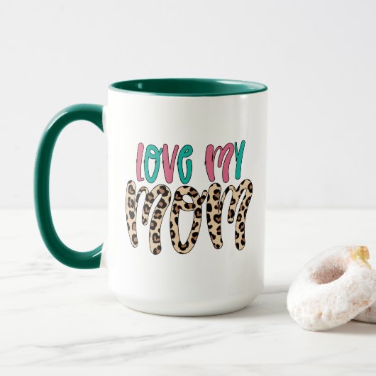 Modern Love My mama Moederdag Gift Mok (Met donut)
