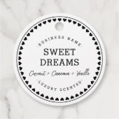 Modern Love Pattern Packaging Hang Labels (Achterkant)