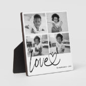 Modern Love Photo Collage Fotoplaat (Voorkant)