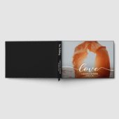 Modern Love Script Foto Huwelijk Gastenboek (Volledig)