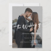 Modern Love Story: Een verfijnd fotohuwelijk Kaart (Voorkant)