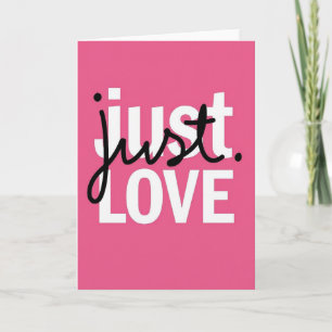 Modern Love Typografie Kaart