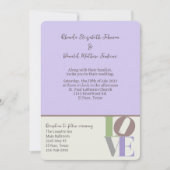 Modern LOVE Weddenschap Kaart (Voorkant)