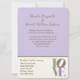 Modern LOVE Weddenschap Kaart