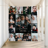 Modern Love You Grandma/Granny/Other Photo Collage Fleece Deken