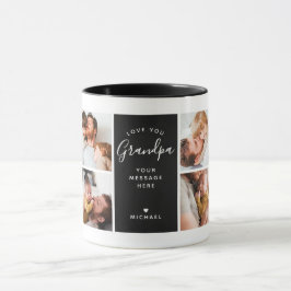 Modern Love You Grandpa/Other 8-Photo Collage Mok