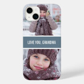 Modern Love You Oma 2 Foto's Case-Mate iPhone Case (Achterkant)