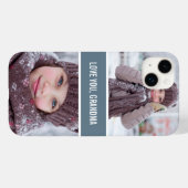 Modern Love You Oma 2 Foto's Case-Mate iPhone Case (Achterkant (horizontaal))