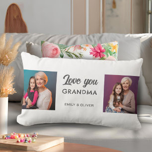 Modern Love you oma 2 foto's Kussen