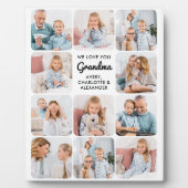 Modern Love You Oma Custom 11 Fotocollage Fotoplaat (Voorkant)