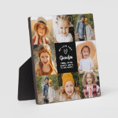 Modern Love You Opa Collage Instagram Foto Fotoplaat (Voorkant)