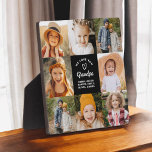 Modern Love You Opa Collage Instagram Foto Fotoplaat<br><div class="desc">De Modern Love You Grandpa Collage Instagram Photo Plaque is een attent, gepersonaliseerd geschenk dat is ontworpen om uw speciale band met opa te vieren. Met een fotocollage in Instagram-stijl kun je je meest gekoesterde momenten samen uploaden. Het strakke, eigentijdse design is gekoppeld aan de oprechte boodschap "Love You Grandpa",...</div>